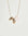 Noa gold necklace with rose quartz bead and diamond-detailed charms on a gold chain by MyAleph