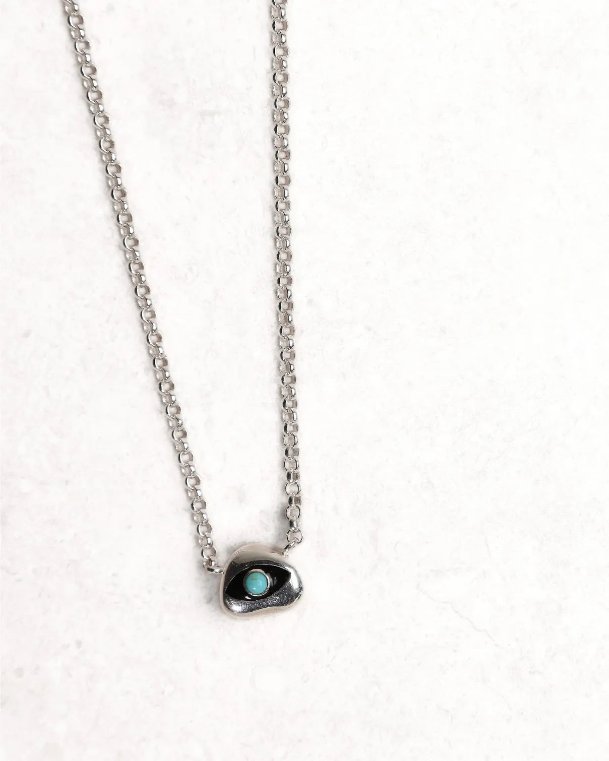 Aura Evil Eye Necklace, MyAleph