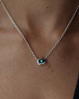 Aura Evil Eye Necklace, MyAleph