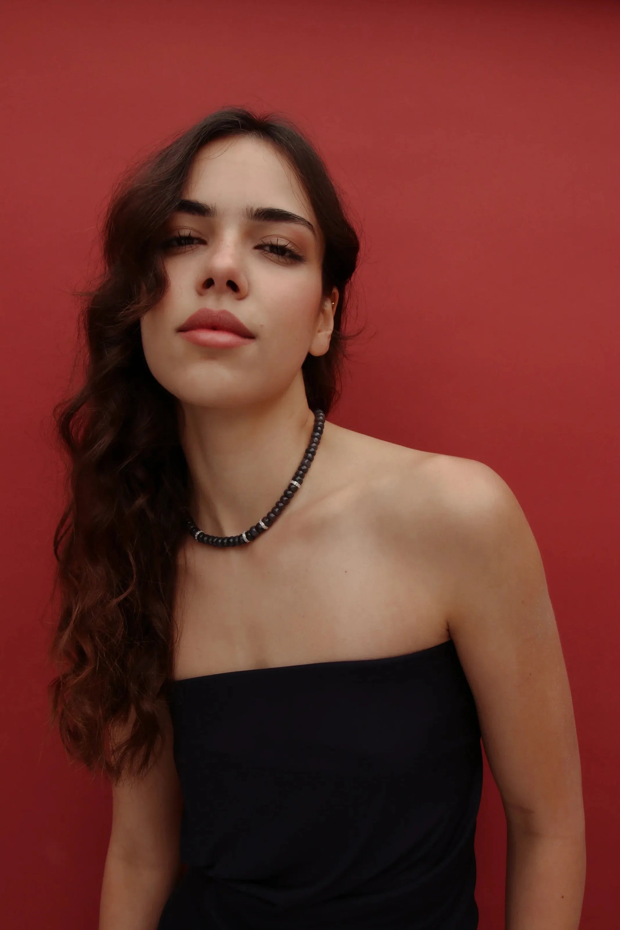 Fanny Necklace - Onyx &amp; Diamond, MyAleph