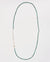 Juliana Belly Chain in Malachite Quartz with Evil Eye Charm – Full Length Flat Lay on White Background