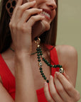 Leah  Phone Charm – Emerald, MyAleph