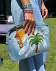 Pampelonne Denim Pouch