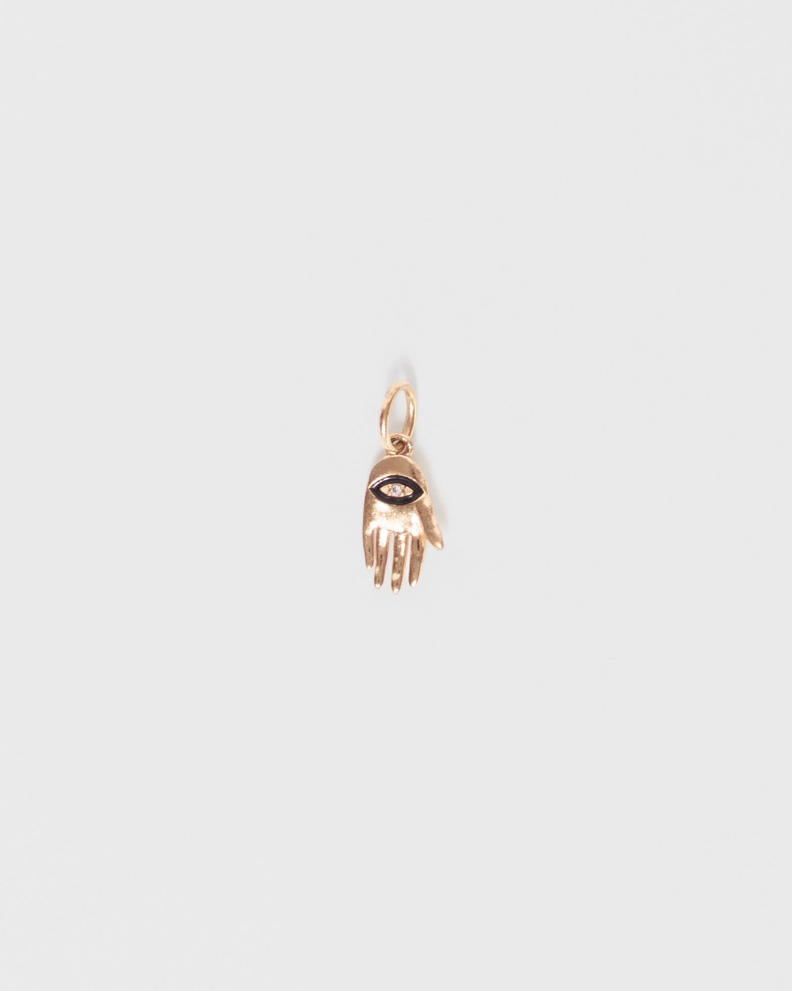 Sculptured Hamsa Charm