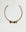 Gold Terre Necklace with four interchangeable gemstone charms representing Fire, Water, Earth, and Air