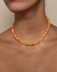 Zoe Necklace - Tangerine