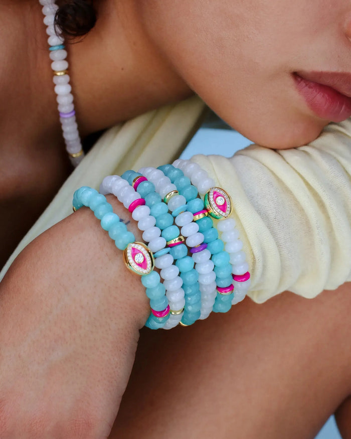 Leah Bracelets - White (Set of 3), MyAleph