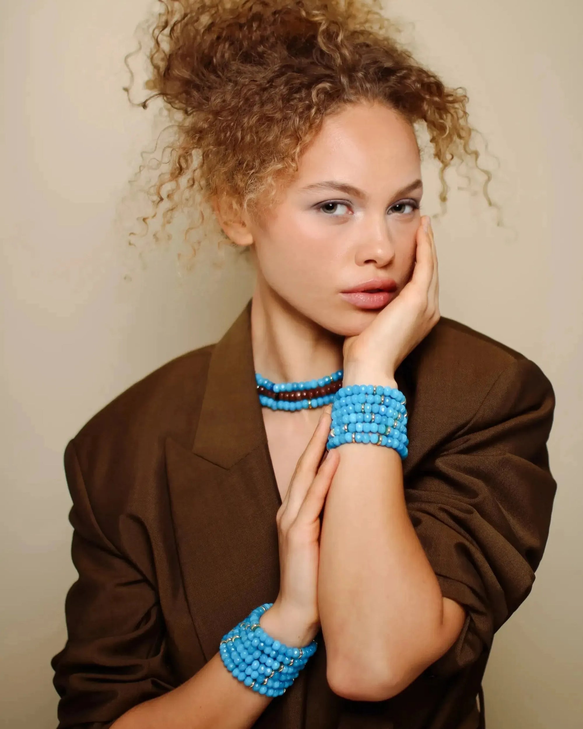 Zoe Bracelets - Azure (set of 3), MyAleph